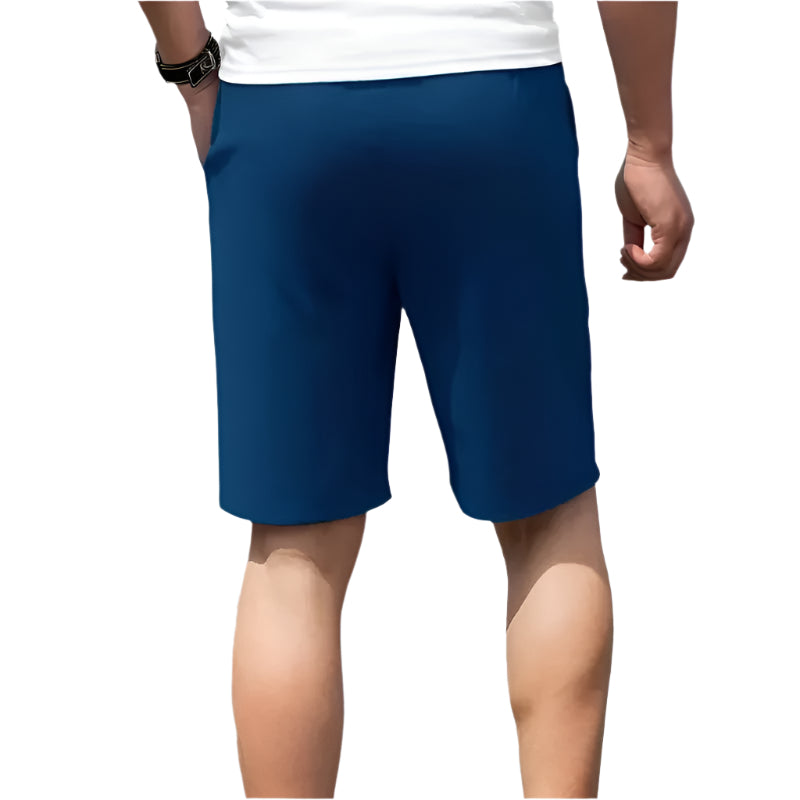 Christa - Kurze Hosen für Herren Kordelzug Blau