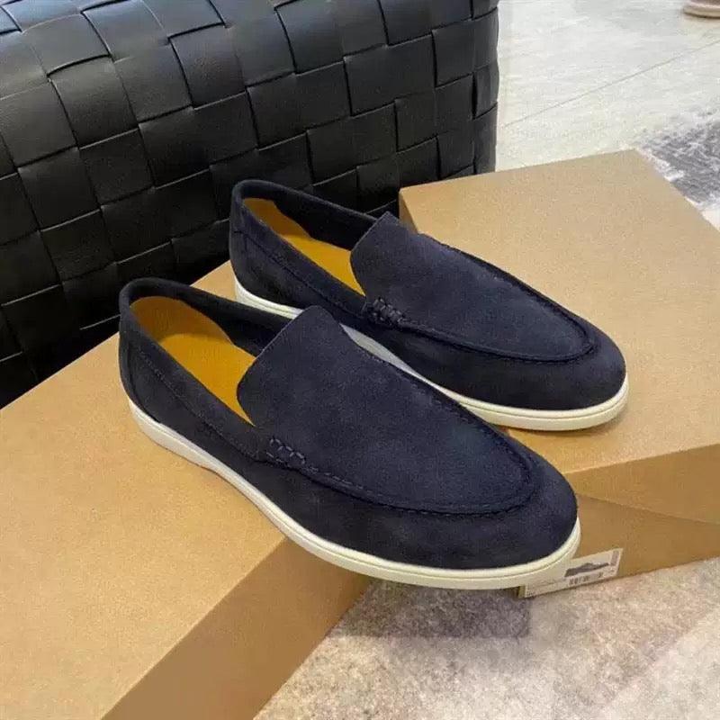 Clemens – Veloursleder Loafer Herren Bequem Zeitlos Büro
