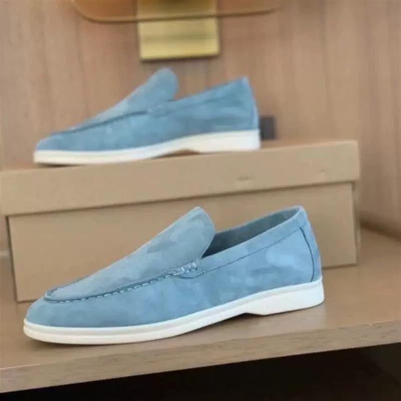 Clemens – Veloursleder Loafer Herren Bequem Zeitlos Büro