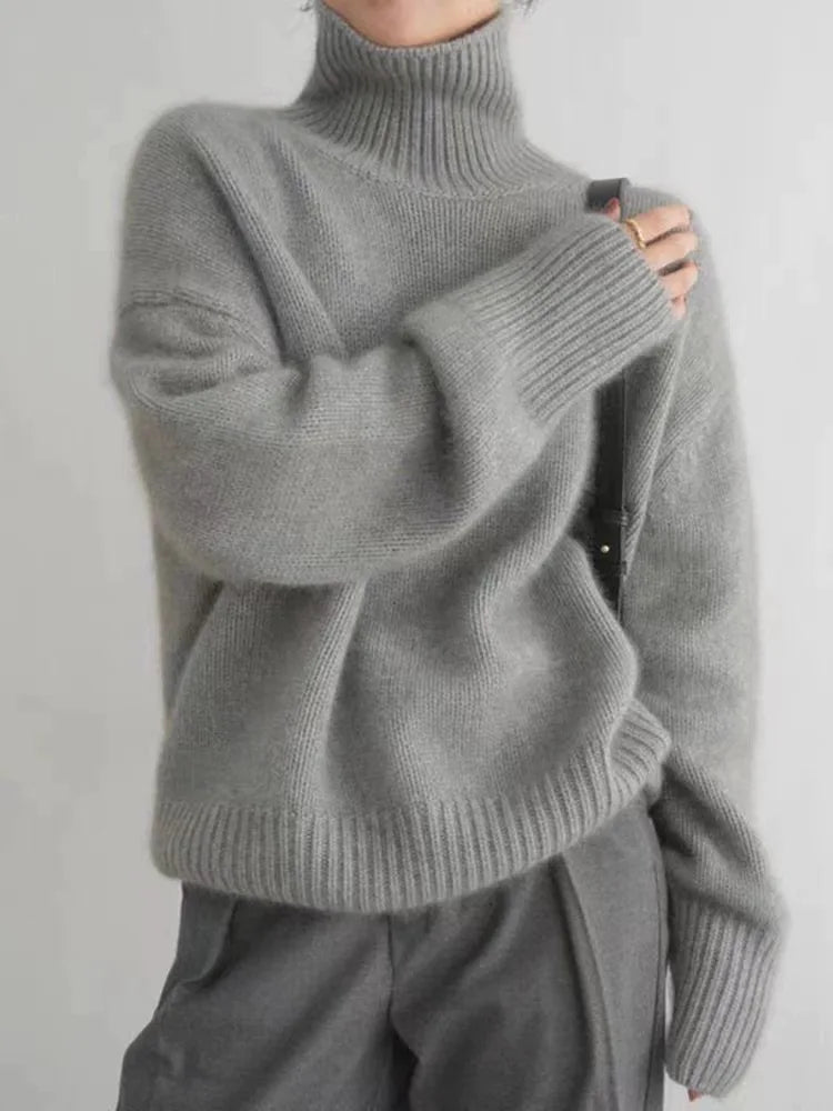 Merle - Kaschmir Rollkragenpullover Damen