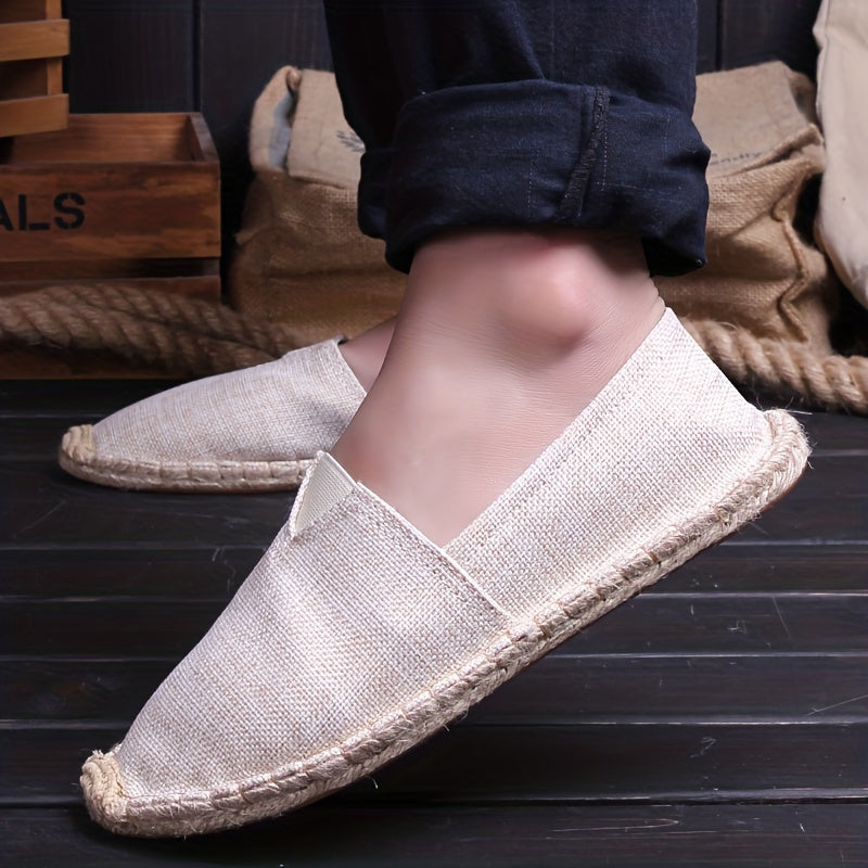 Cornel - Elegante Herren Espadrilles Beige