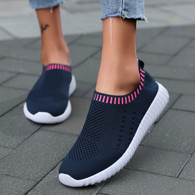 Dörte – FlexiMesh Damen-Sneakers zum Hineinschlüpfen Marine 2
