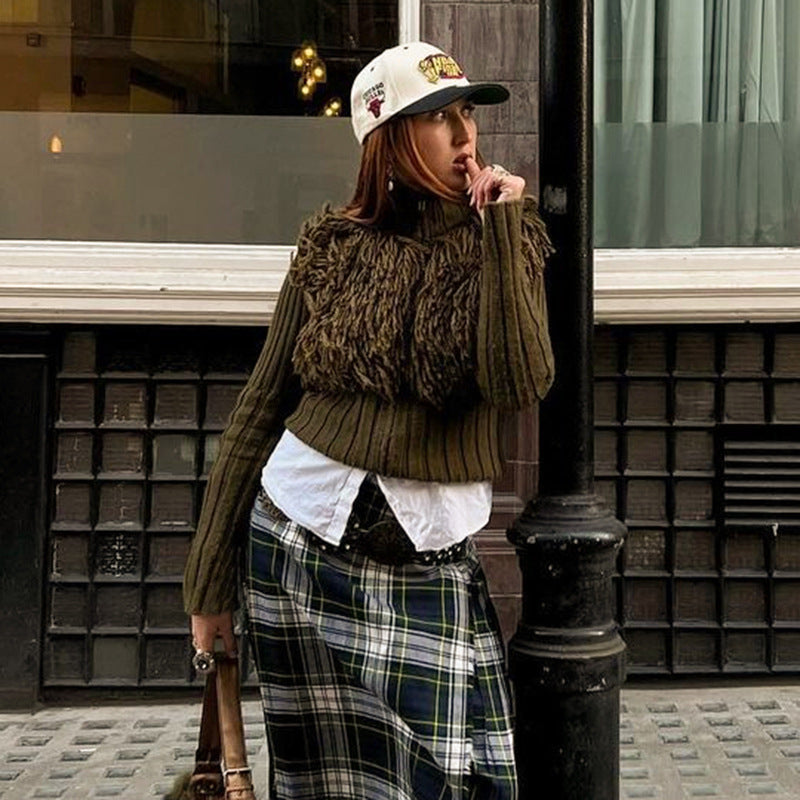 Fiona – Pullover Mit Strukturiertem Fransenmuster