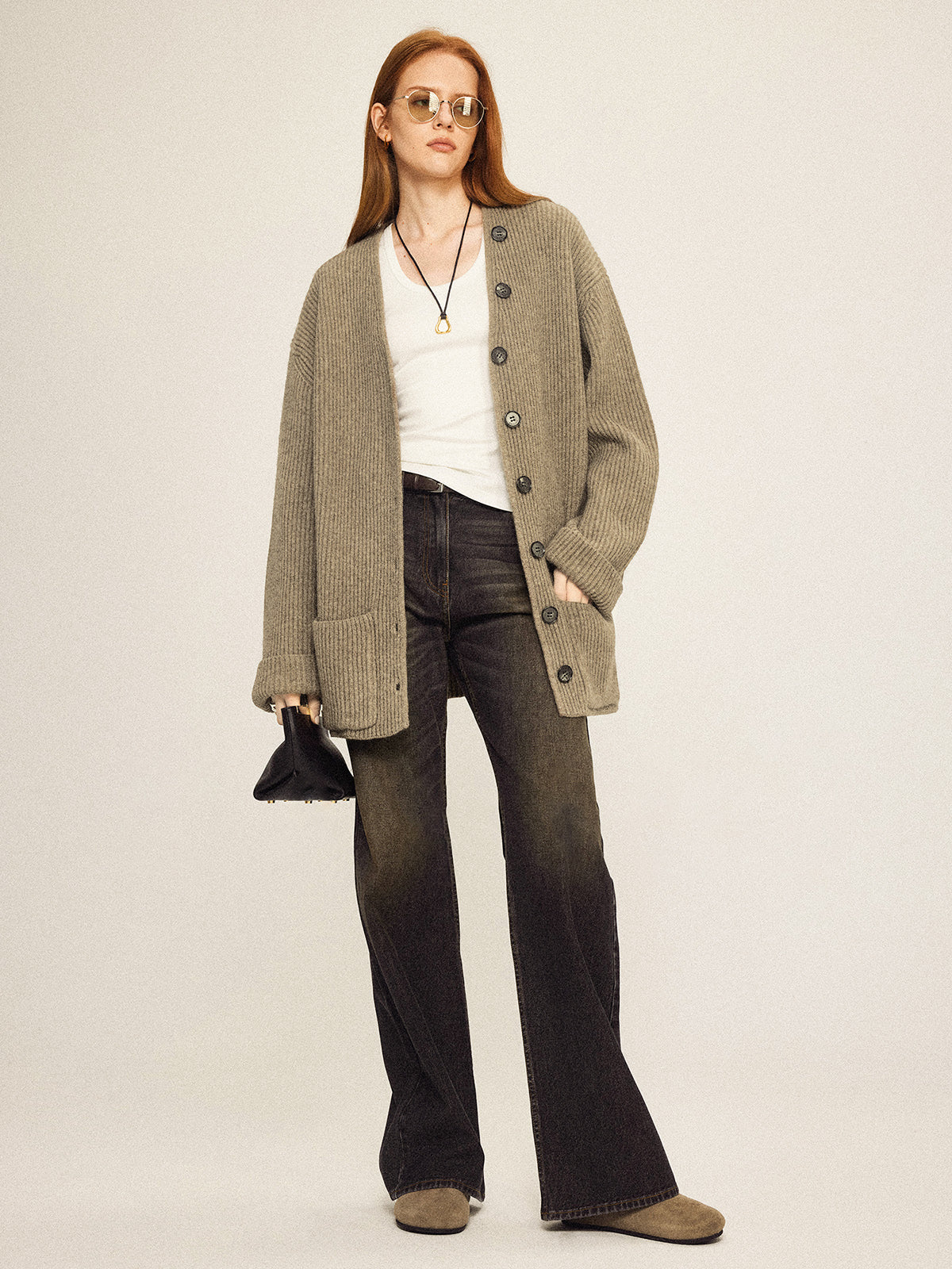 Norah - Klassische Damen Strickjacke im eleganten Stil