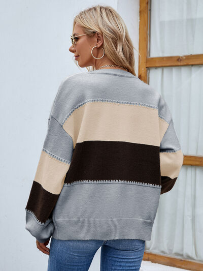 Noralda - Elegante Damen Strickjacke mit Knöpfen