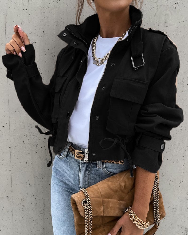 Nortrud - Damen Übergangsjacke mit modernem Schnitt