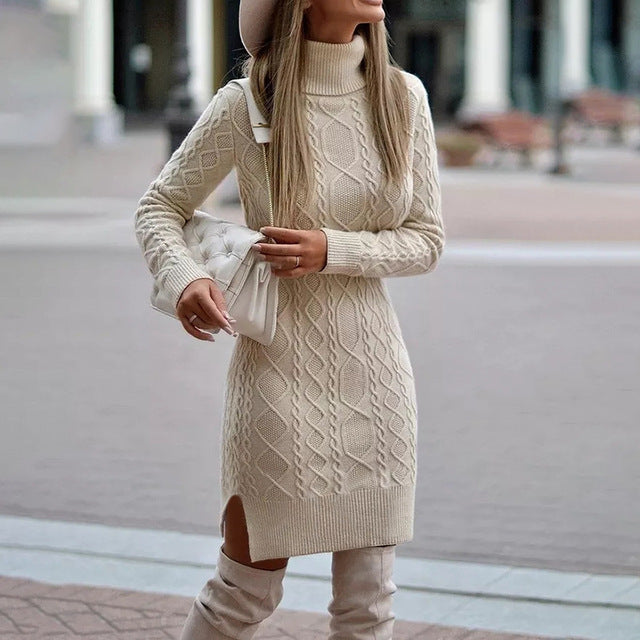 Petra – Elegantes Kleid für den Herbst-Winter
