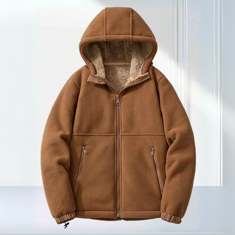 Holger – Warme Jacke mit Kapuze für kalte Tage