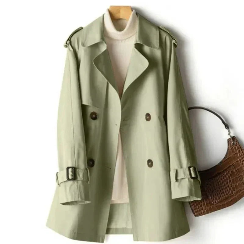 Anna – Eleganter Trenchcoat mit Gürtel