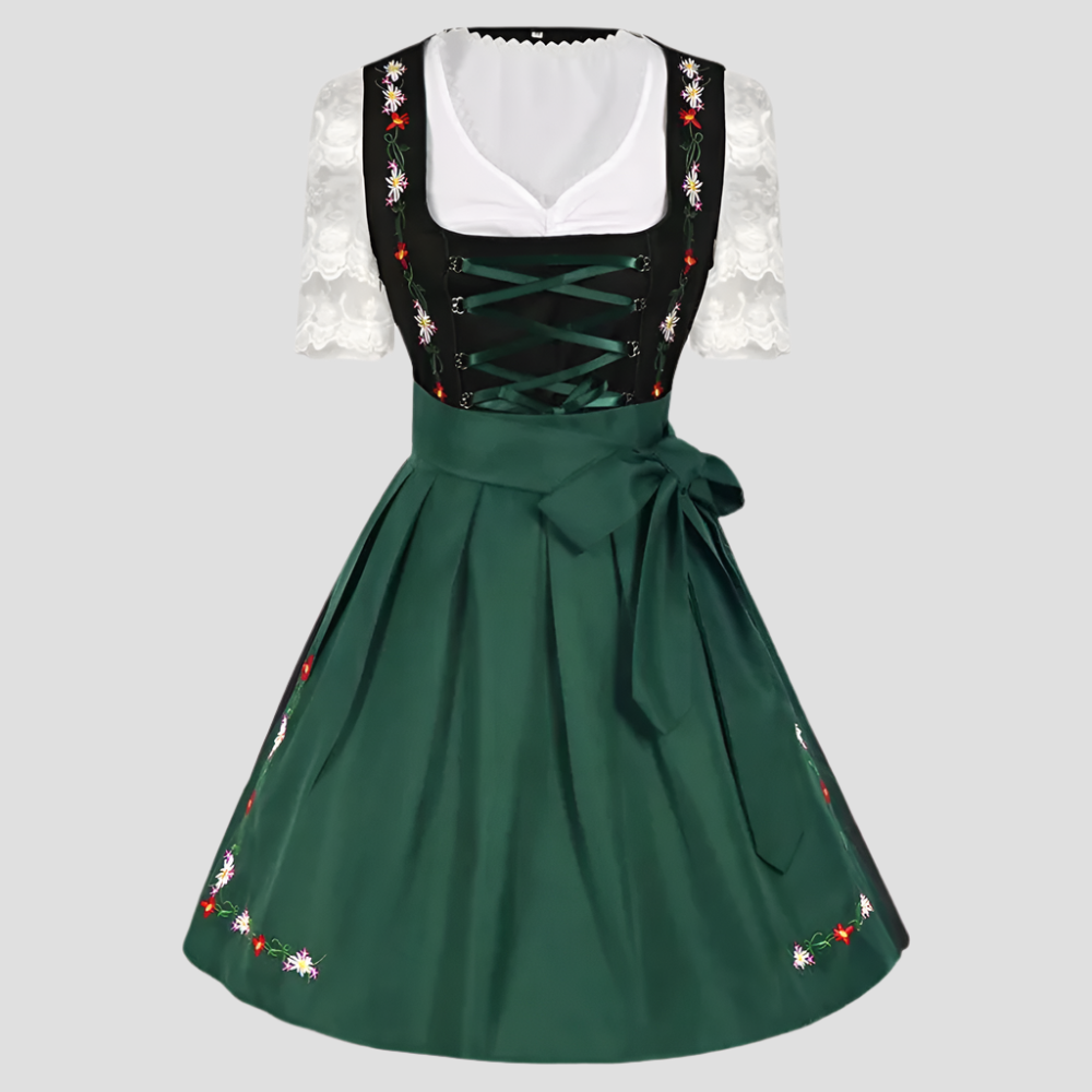 Selina – Dirndlkleid Damen Blumenstickerei Romantisch Oktoberfest