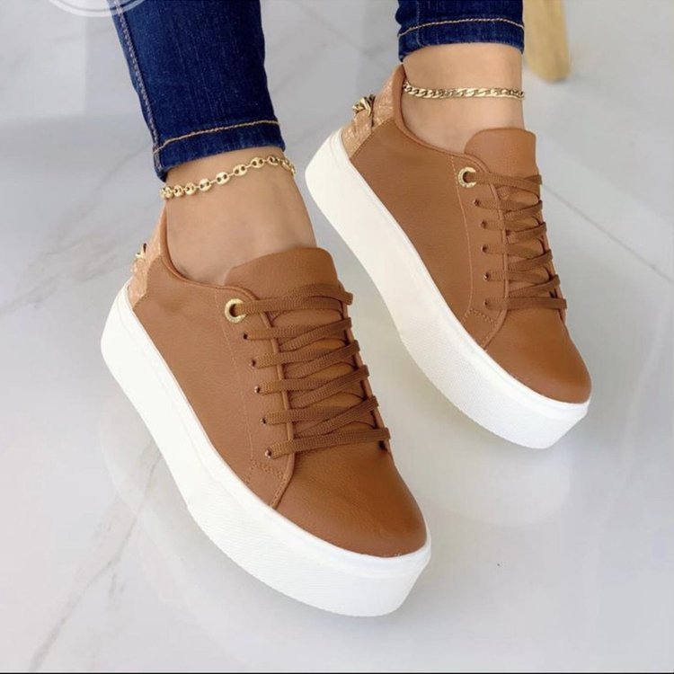 Emiliana - Sommer Sneaker Damen Braun