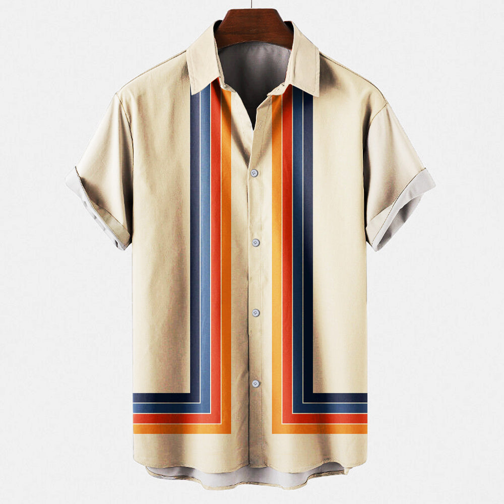 Enzo – Baumwoll Sommerhemd Herren Locker Bequem Luftig 4