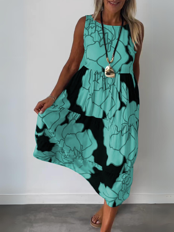 Faralda - Elegantes Kleid Grün