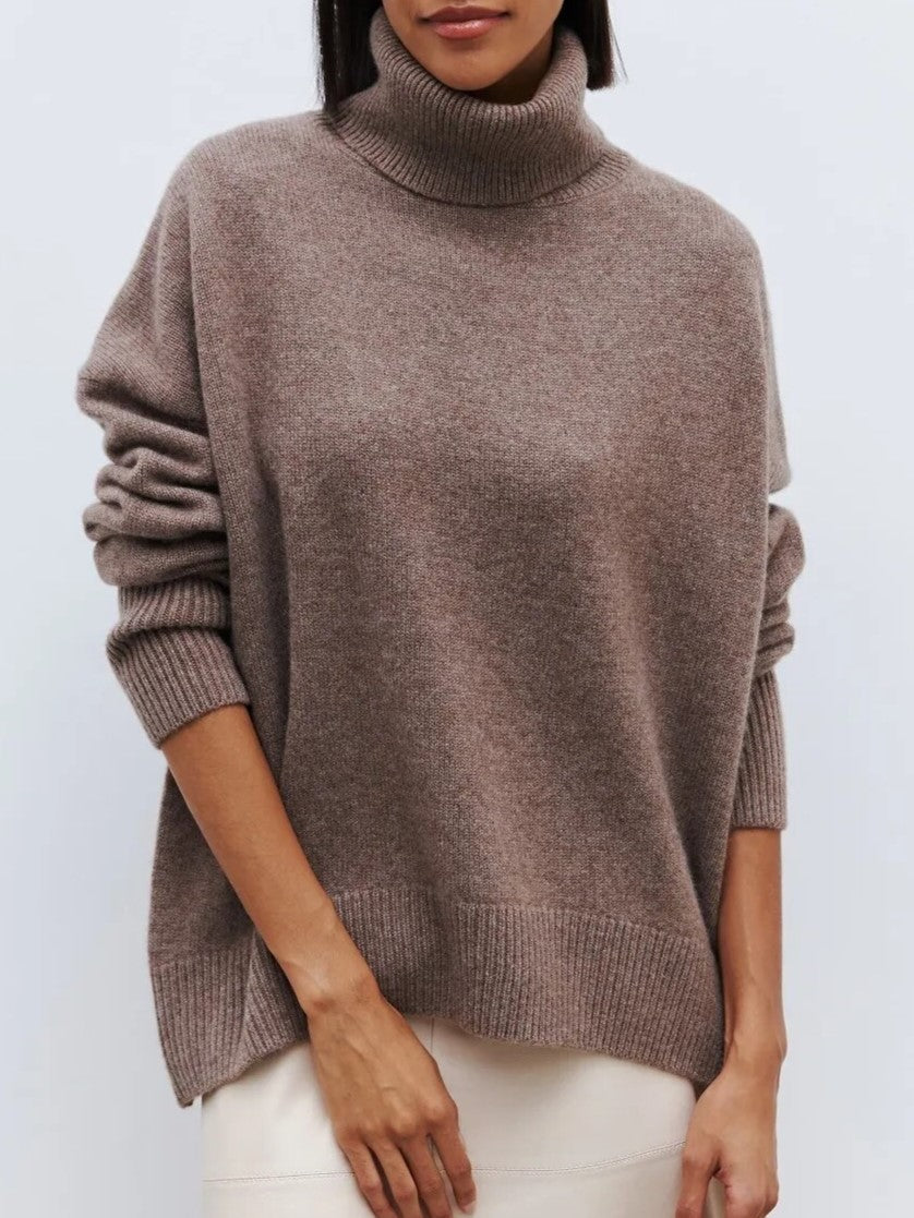 Clarissa – Rollkragenpullover Mit Lockerer Form