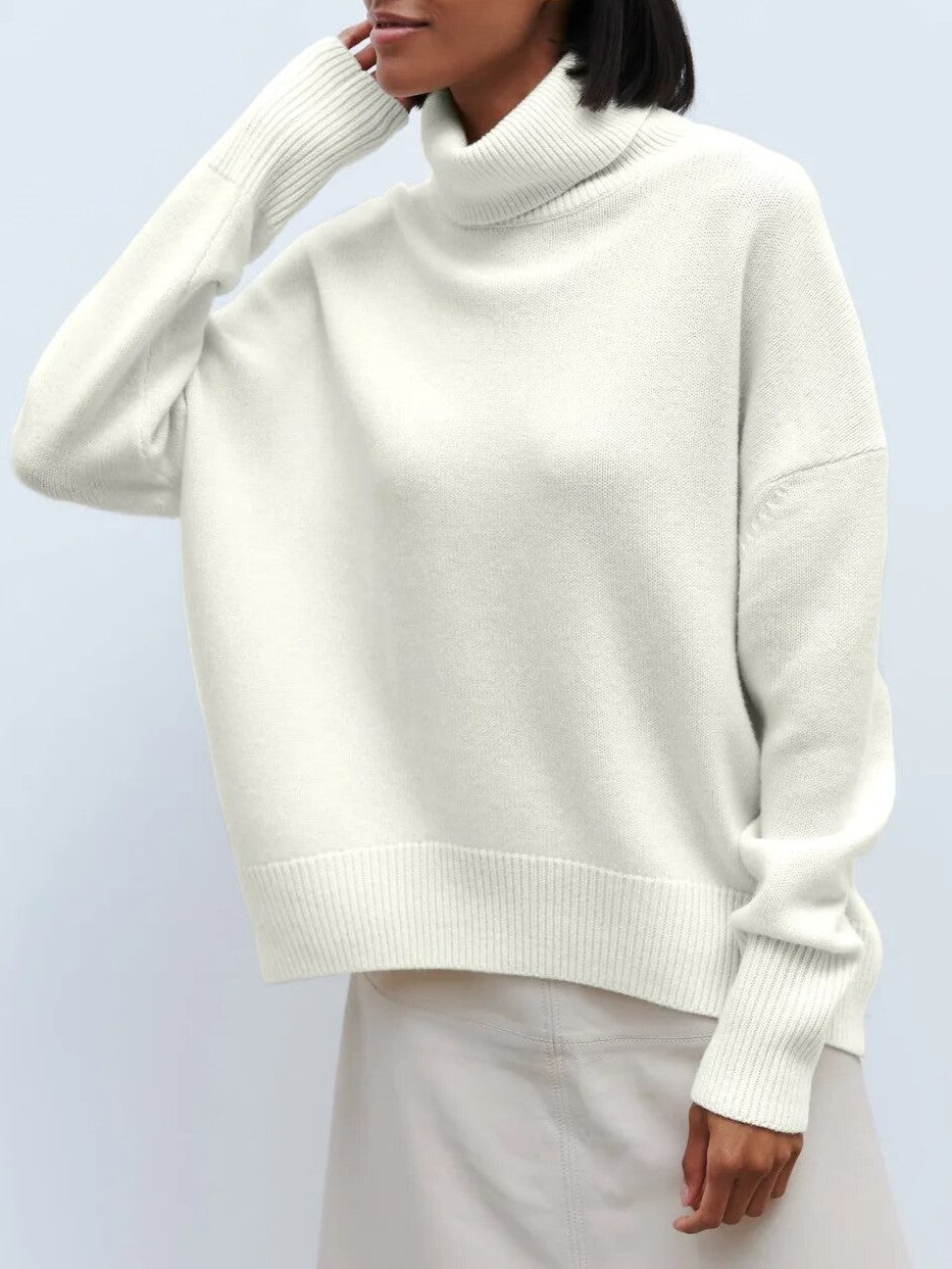 Clarissa – Rollkragenpullover Mit Lockerer Form