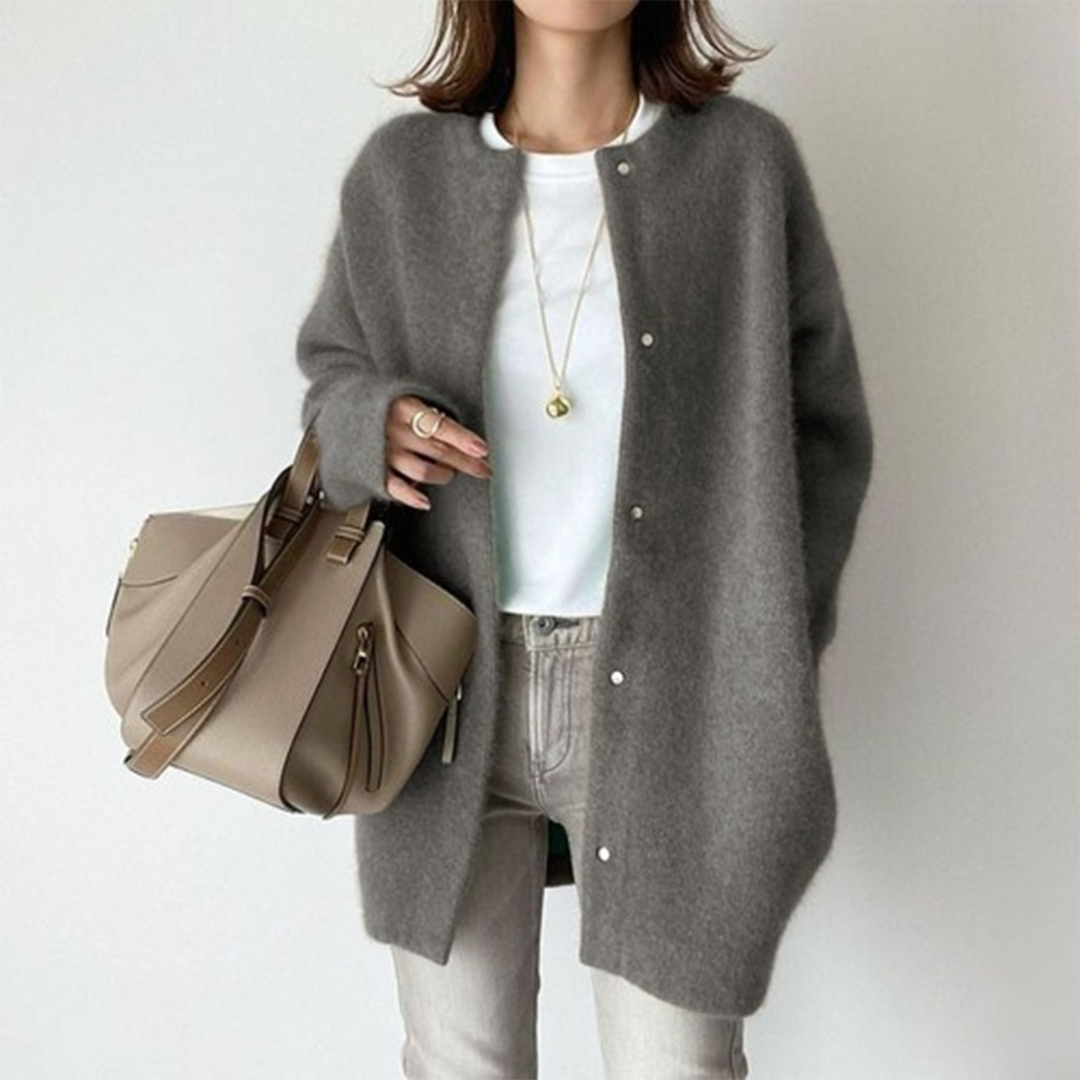 Doreen – Warmer Cardigan mit eleganten Details