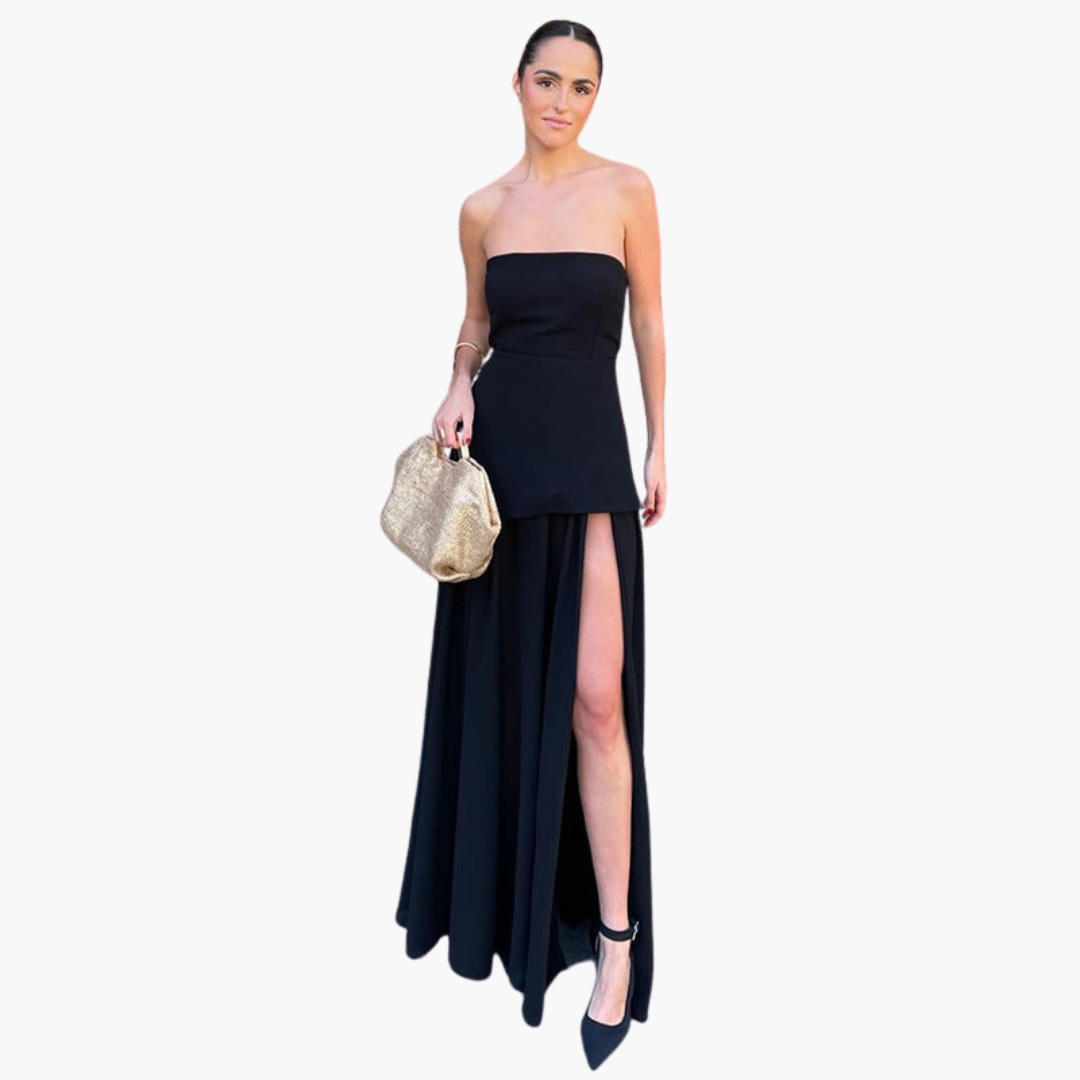Gundel - Schulterfreies Abendkleid für Damen Schwarz