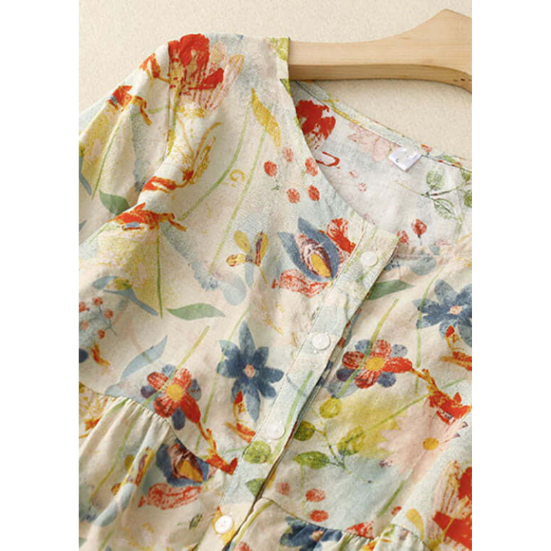 Gunhild – Elegante italienische Damenbluse Off-Weiß