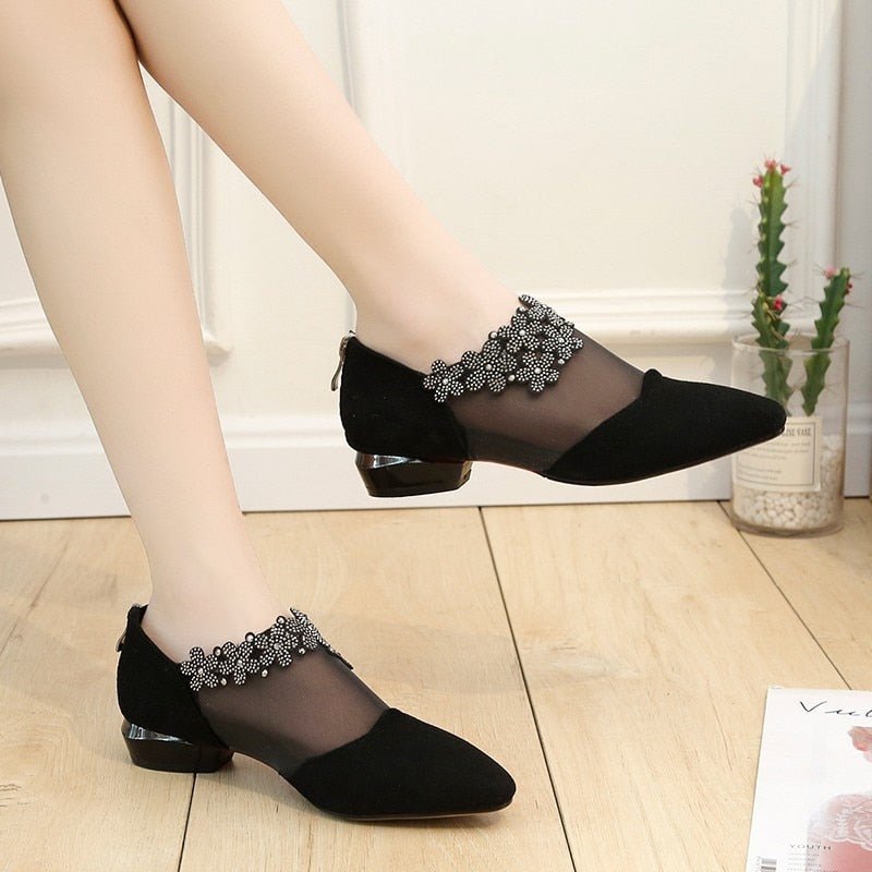 Hedda - Bequeme und stilvolle Damenschuhe mit Absatz Schwraz 3