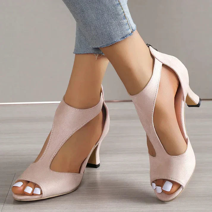 Helga - Orthopädische Stöckelschuhe Rose