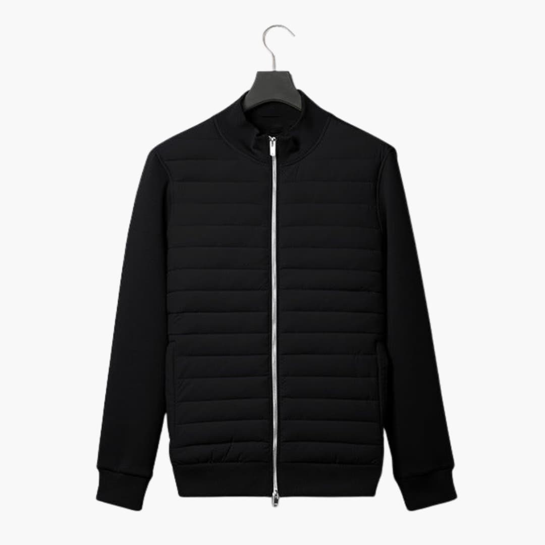 Aron - Herrenjacke mit Stehkragen und Bündchen