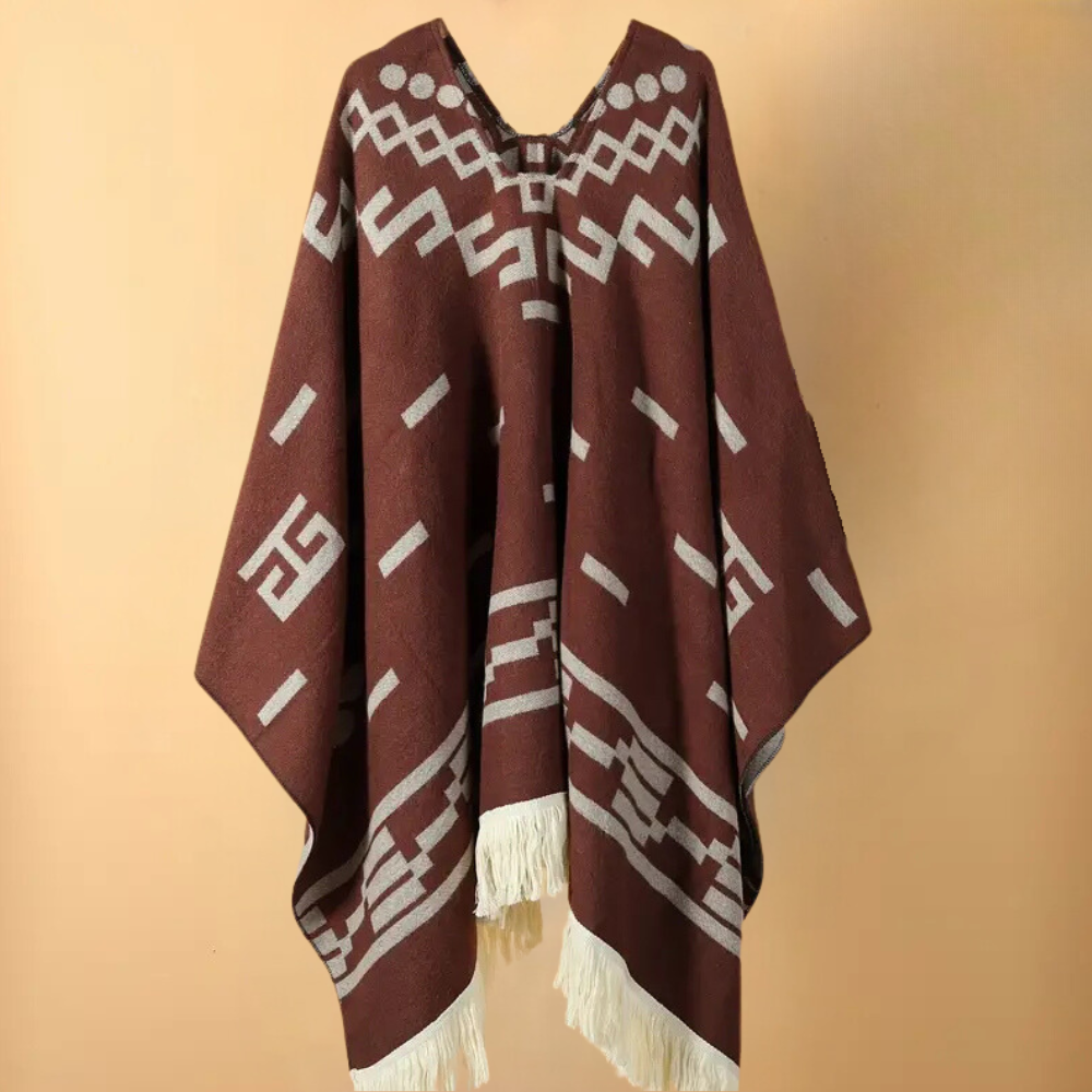 Georg – Zeitloser Winter-Poncho Für Herren