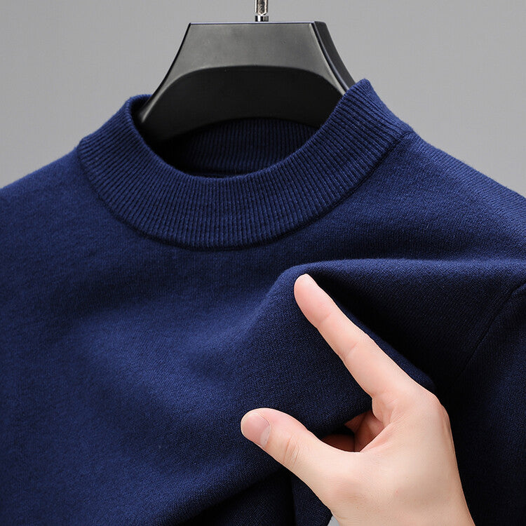Patrizio - Herren Kaschmir Pullover mit elegantem Saum