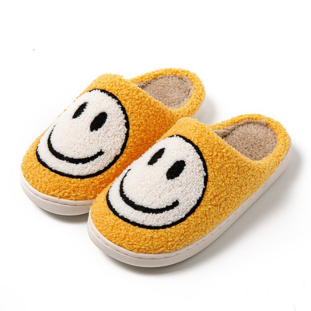 Samira – Warme Pantoffeln Mit Smiley-Muster