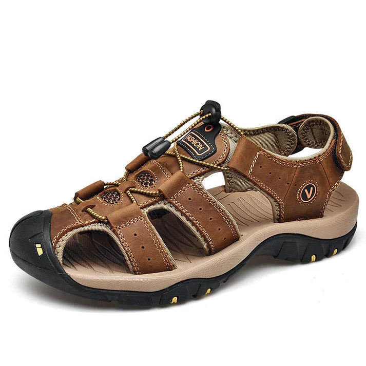 Irmo - Orthopädische Sandalen für Männer Dunkelbraun