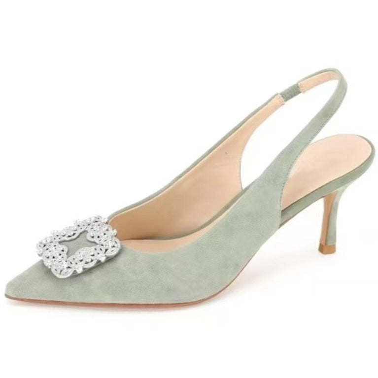 Isabella- Femme Slingback High Heeled Pumps Blau 4-0-cib-0-cib-0-cib-0-cib