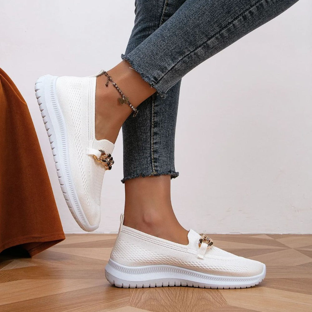 Janine - Stylische & atmungsaktive Schuhe WeiB