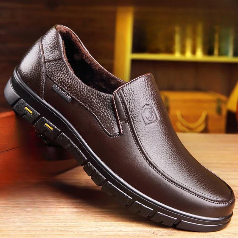Jean – Rosco Herren-Lederfreizeitschuhe mit Komfort & Stil Braun