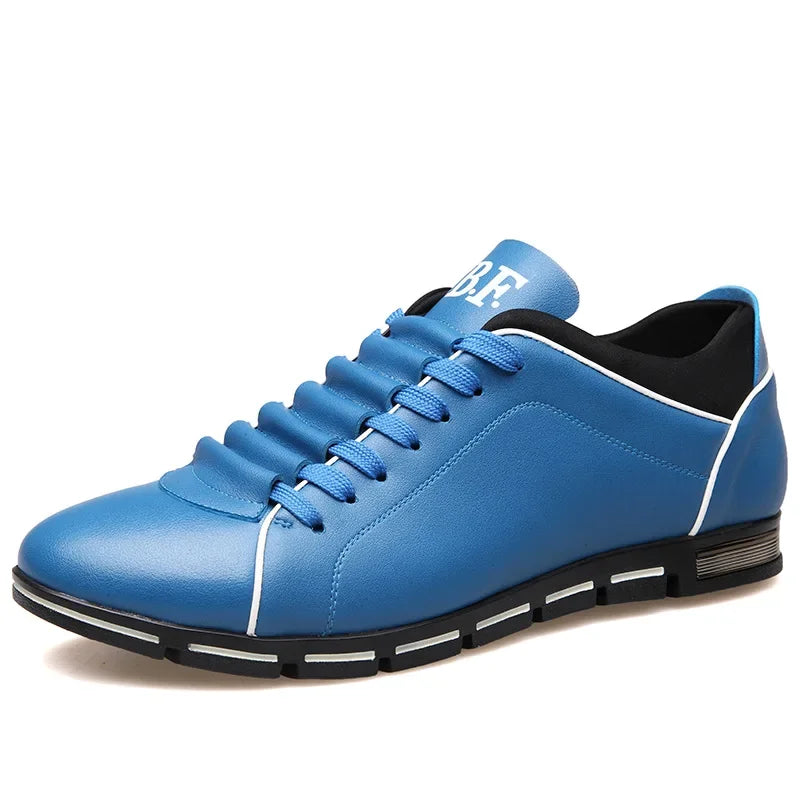 Jeronimus – Lässige Herren-Sneaker im britischen Stil Blau