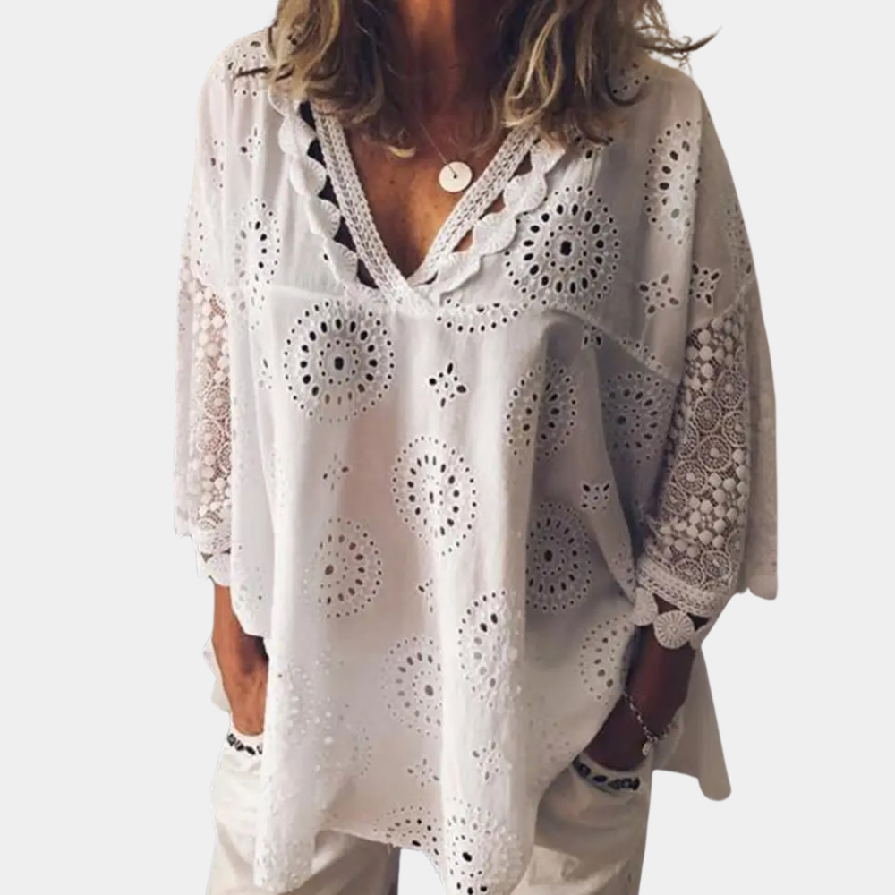 Jonelle - Stylisches Sommertop für Frauen Weiß