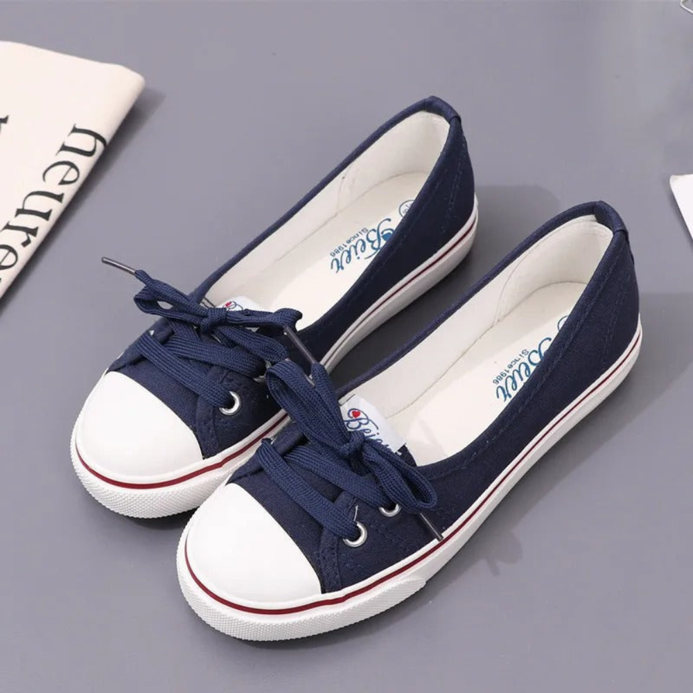 Julia - Damen Bequeme Freizeitschuhe Lässig & Leicht Dunkelblau