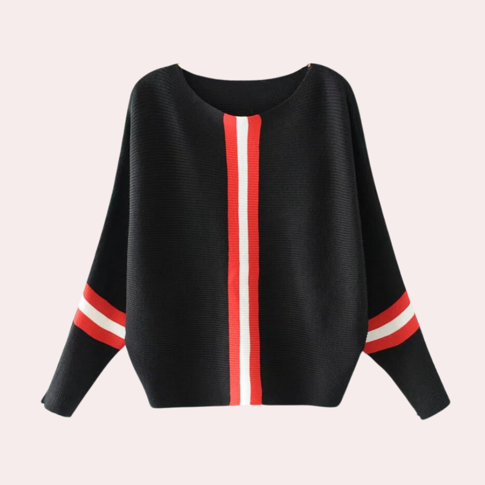 Celine – Pullover Mit Modischen Vertikalen Streifen