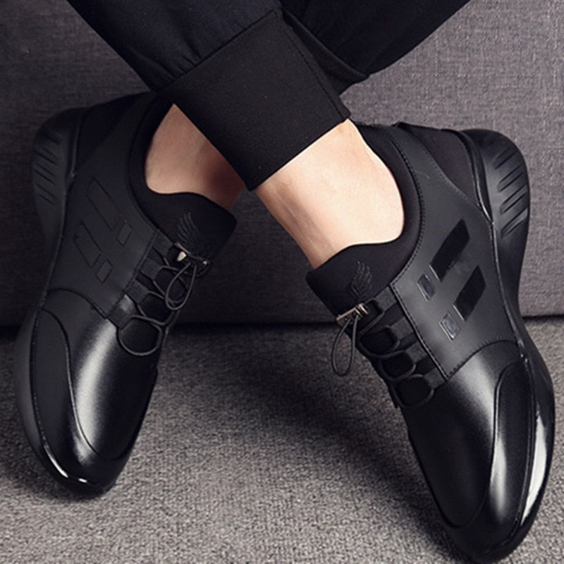 Karlpeter - Bequemer Orthopädischer Herren Lederschuh Schwarz