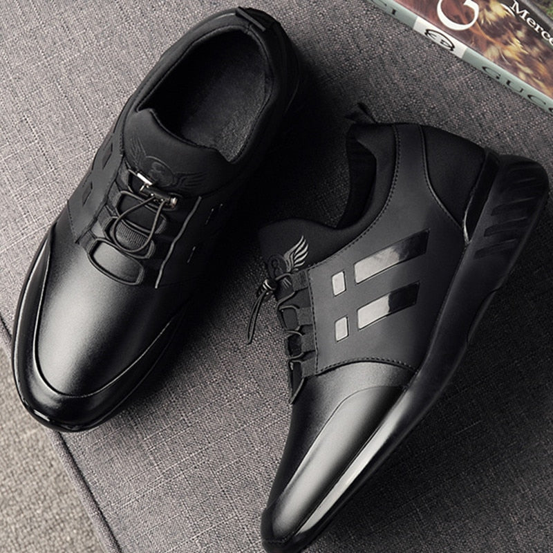 Karlpeter - Bequemer Orthopädischer Herren Lederschuh Schwarz