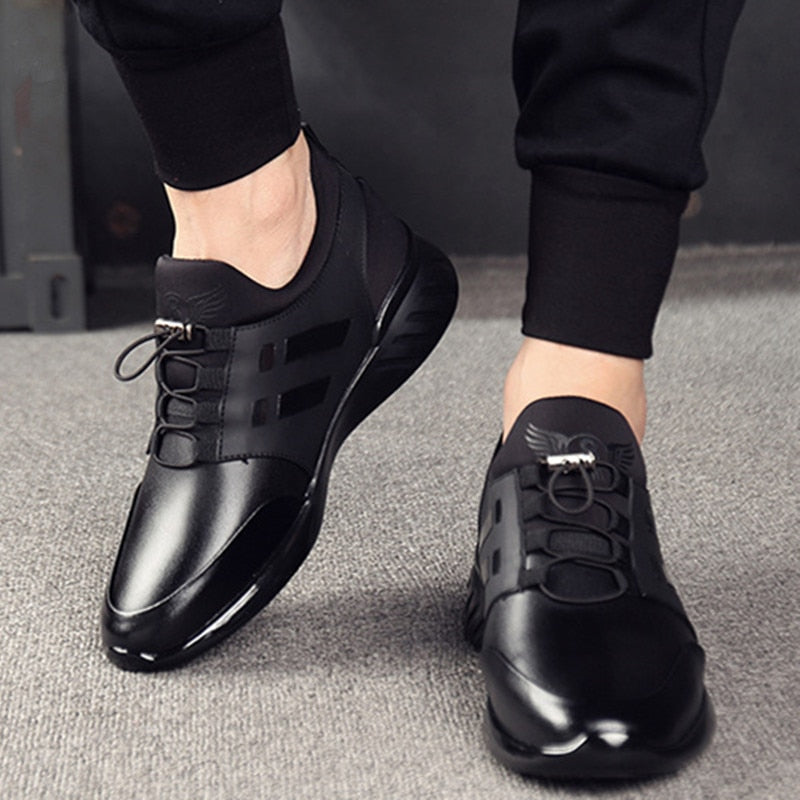 Karlpeter - Bequemer Orthopädischer Herren Lederschuh Schwarz
