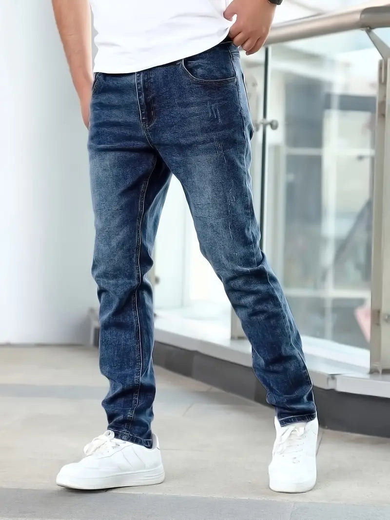 Kevin - Moderne Herren Jeans für Casual Looks Dunkelblau
