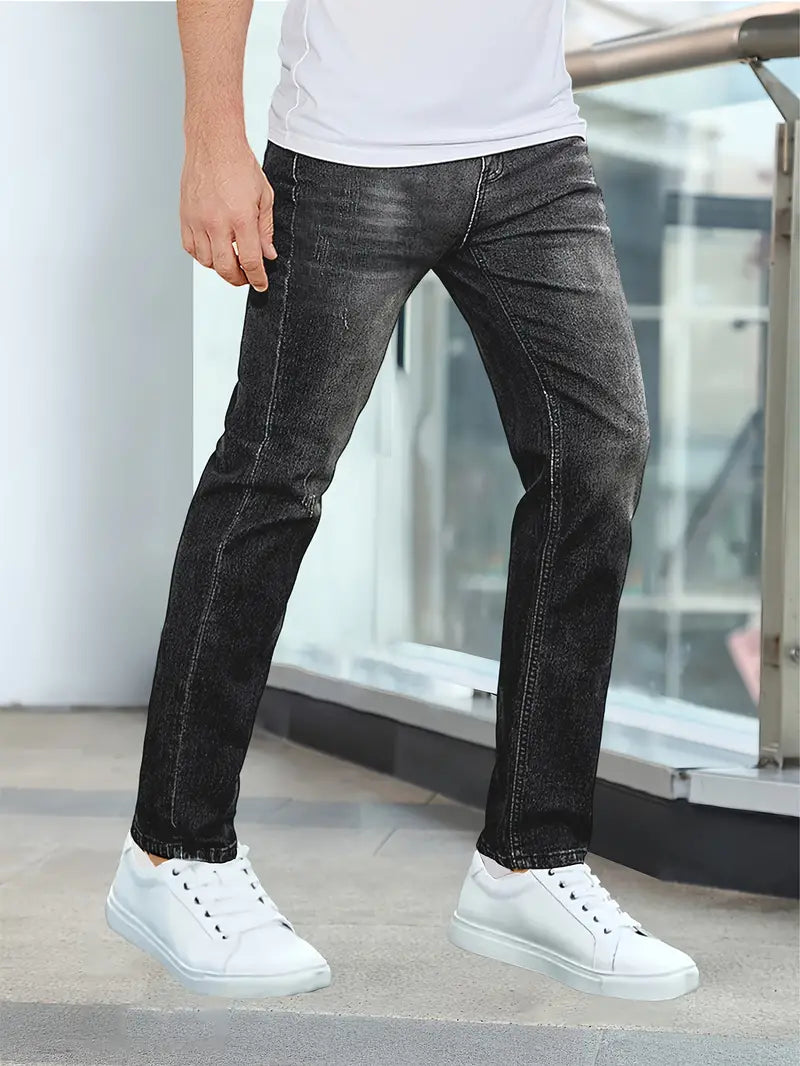 Kevin - Moderne Herren Jeans für Casual Looks Schwarz