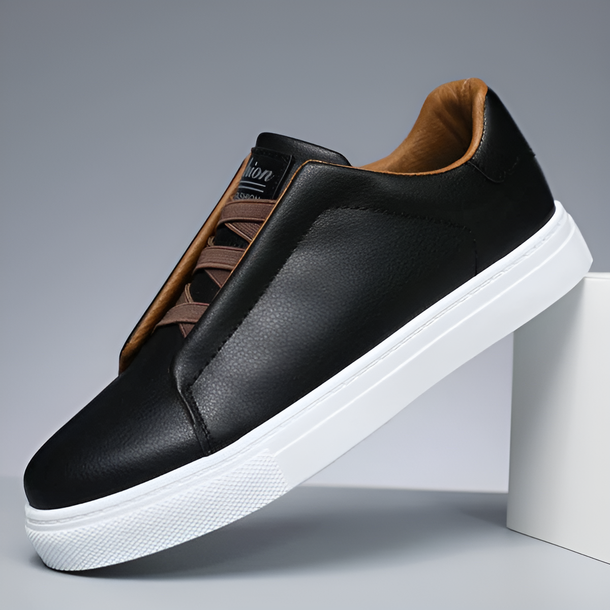 Kimi - Elegante Klassische Lederschuhe für Herren Schwarz