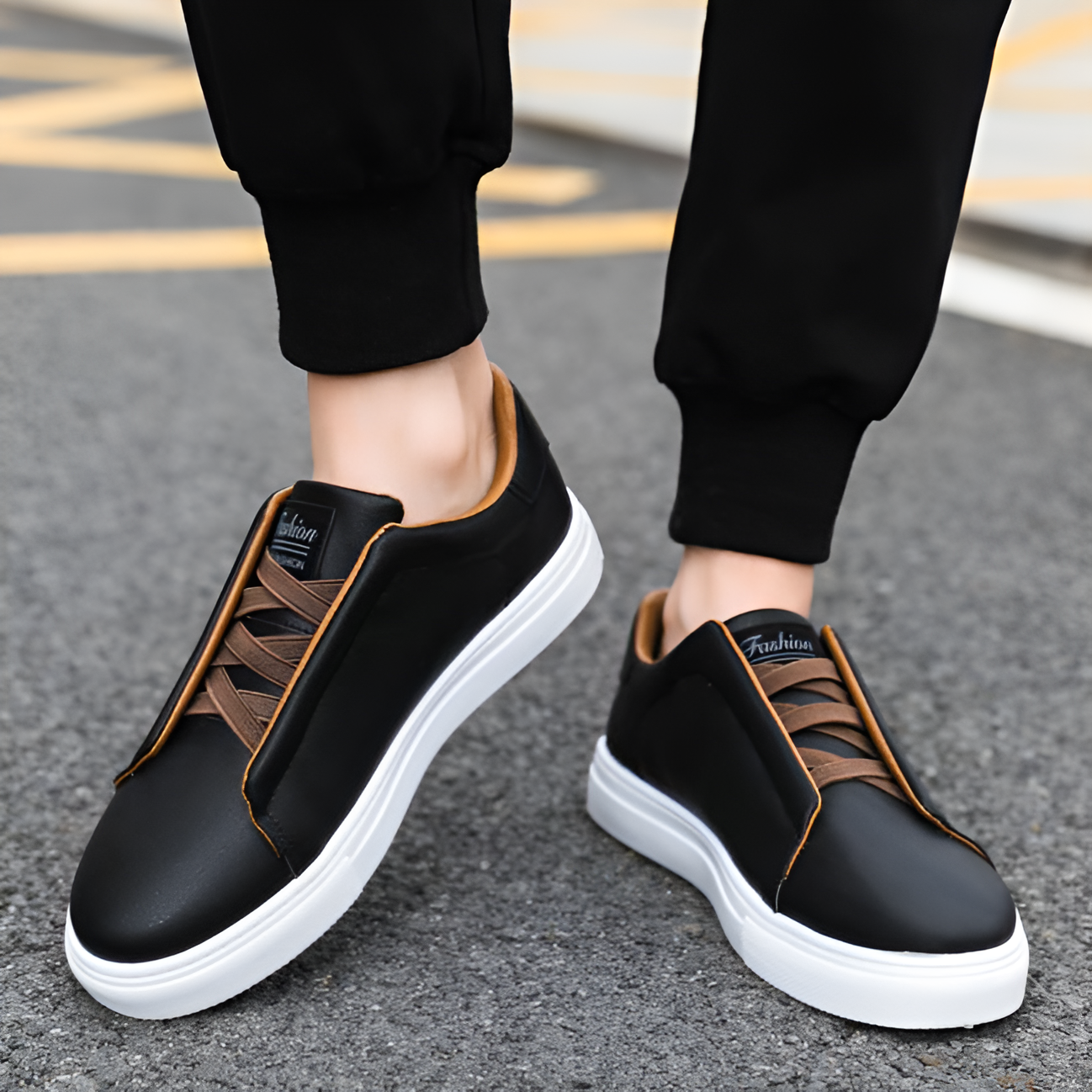 Kimi - Elegante Klassische Lederschuhe für Herren Schwarz 3