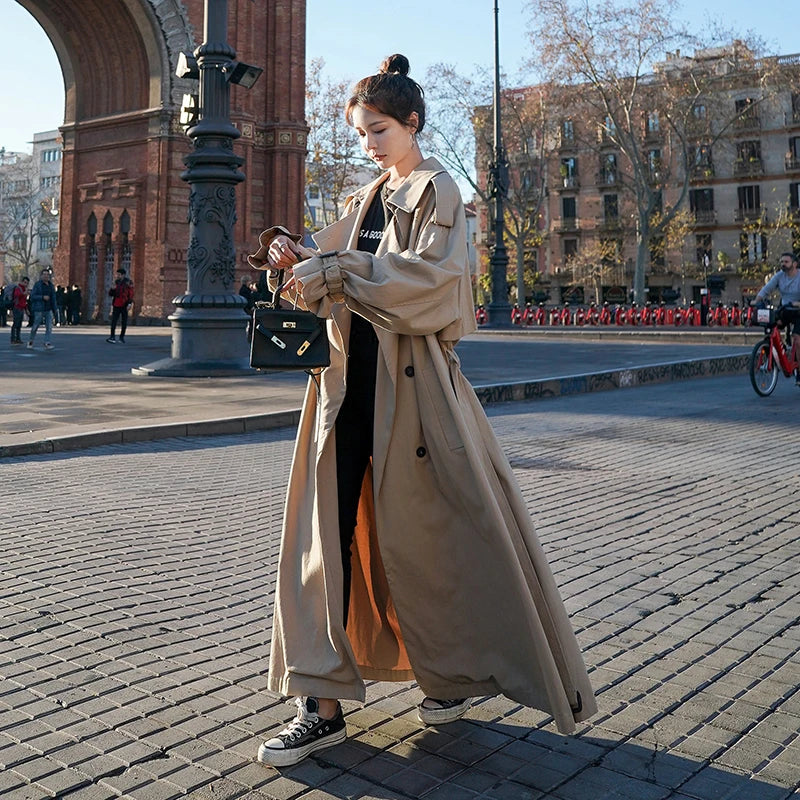 Hannelore – Langer Mantel für Frauen Elegant Zeitlos