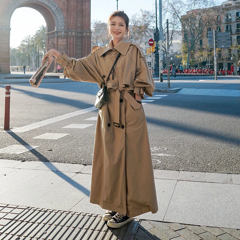 Hannelore – Langer Mantel für Frauen Elegant Zeitlos