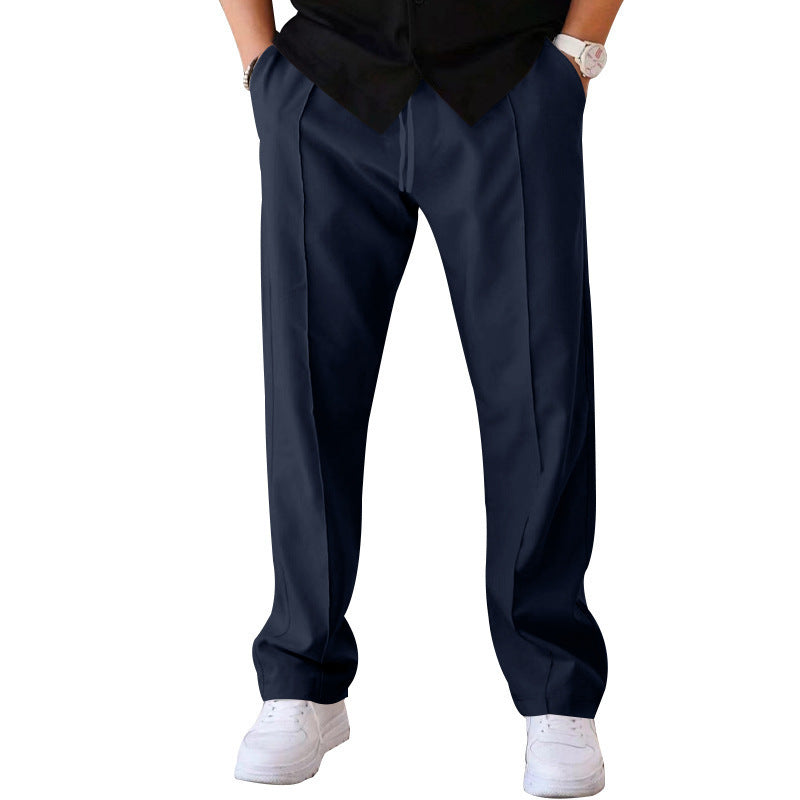 Kurtis - Lässige Herren Freizeithose mit weitem Schnitt Dunkelblau