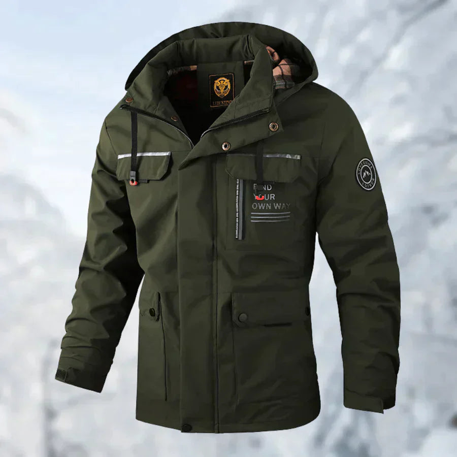 Laszlo - Herrenjacke Winterfest & Trocken Grün