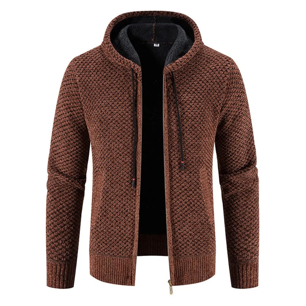 Laurin – Premium Strickjacke für Herren Braun