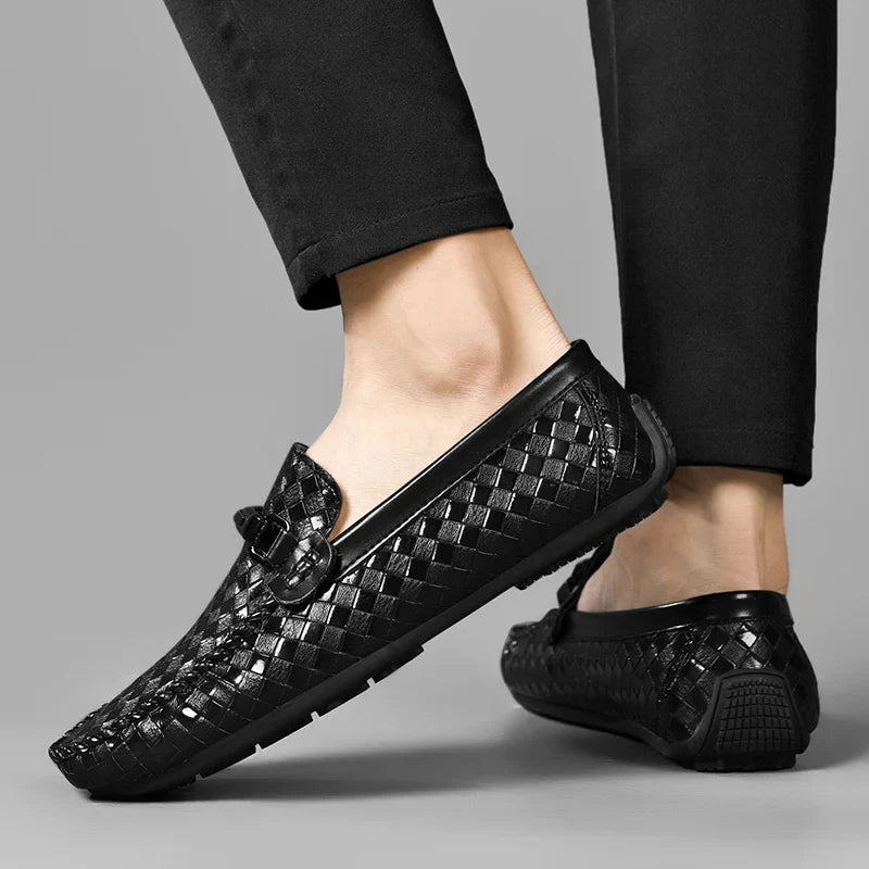 Nico – Slip-On Mokassins Herren Atmungsaktiv Modern Bequem