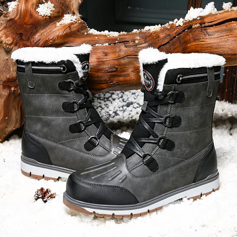 Lennart – Wetterfeste & isolierte Herren-Stiefel Schwarz
